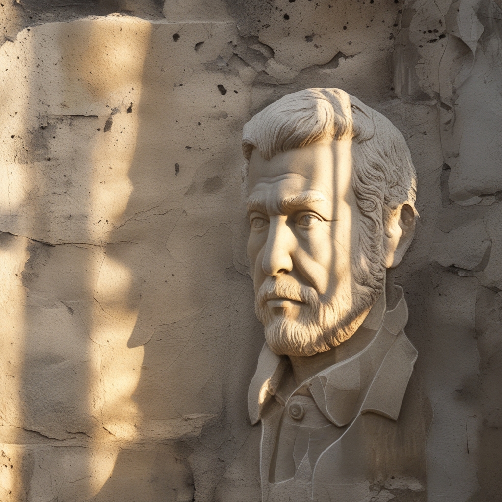 Silhouette d'une personne en posture de méditation assise sur le sol dans un espace lumineux minimaliste, lumière naturelle douce filtrant par une grande fenêtre, atmosphère sereine et contemplative